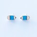 Pencil Stud Earring in blue - Made To Order