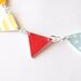 Bunting - Colourful Hand Drawn Necklace - Made To Order