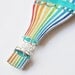 Rainbow Hot Air Balloon Necklace - Made To Order