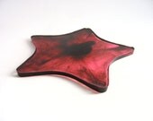 Custom Christmas resin ornament, red maroon mulberry deep pink and black resin ornament , Christmas ornament