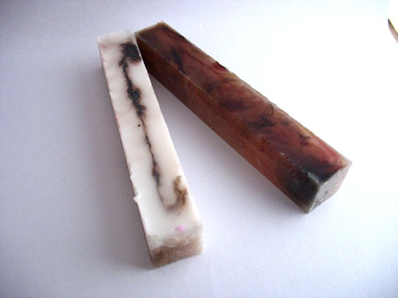 Resin Pen Blanks in Assorted Colors Set of 9 by TopazTurtle