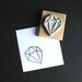 Crystal Configuration 22 - Hand Carved Stamp