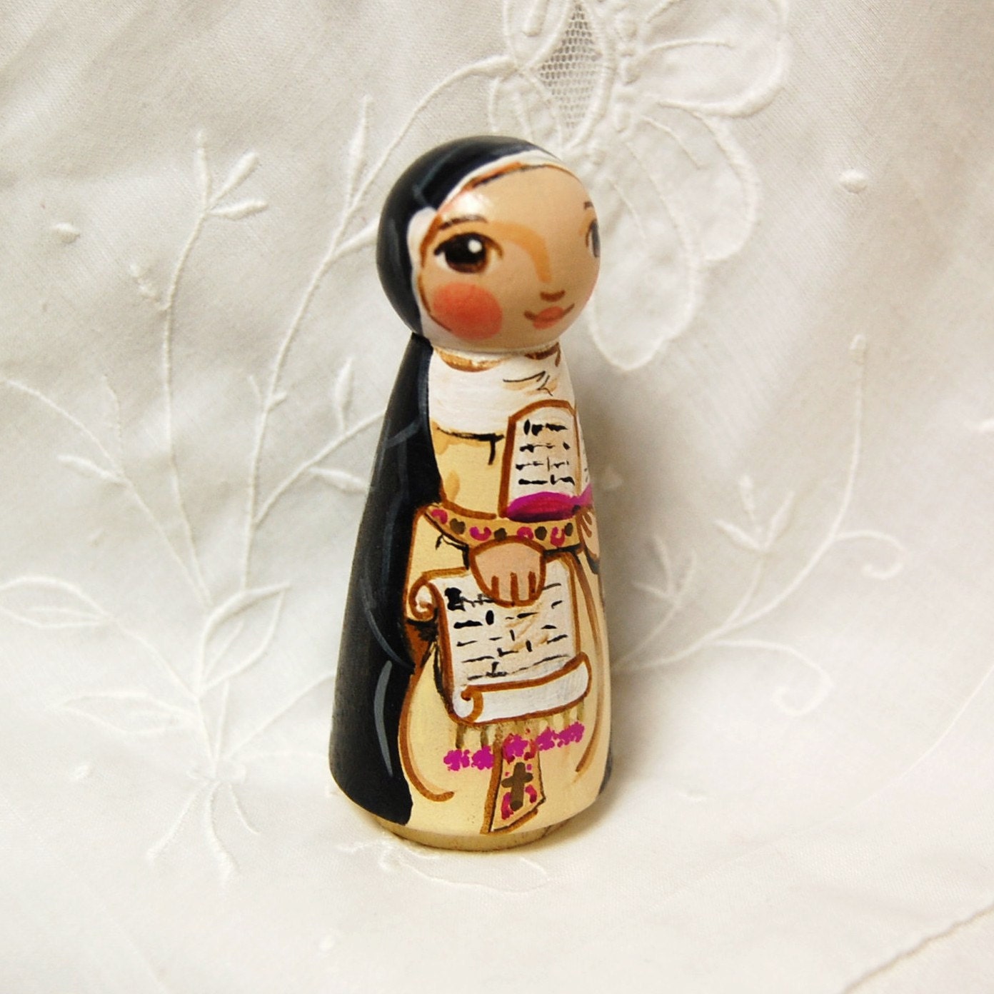Blessed Eva of Liege - Catholic Saint Doll - Made to Order