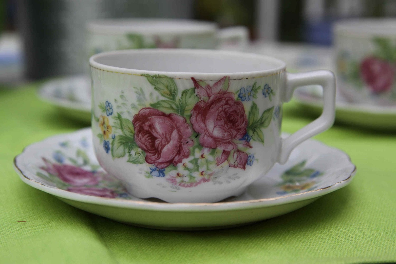 Made in Occupied Japan Cups and Saucers demitasse by theartlyons