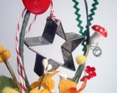 Vintage Star Cookie Cutter Mobile