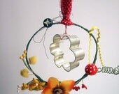 Vintage Flower Cookie Cutter Mobile