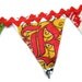 SALE- Totally Vintage Mini Banner- Tea Towels and Ric Rac- Bless This House
