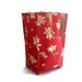Reusable Vintage Fabric Lunch Bag- Red Floral