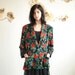80s Floral Blazer // Oversized Blazer // SPRING ROSES