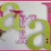 6 Wooden Letters - Set of SIX Georgia font wooden letters - TEN INCHES