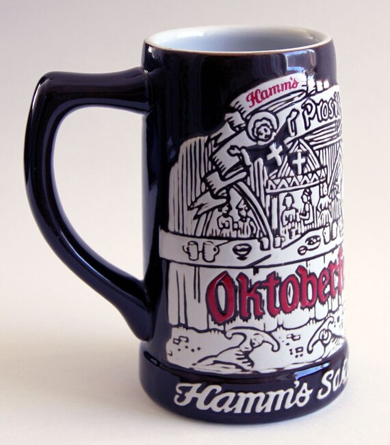1973 Hamms Beer Bear Oktoberfest Mug by albrechtsantiques on Etsy