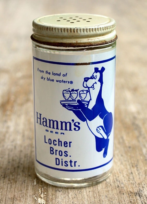 Hamms Beer Bear Salt Shaker by albrechtsantiques on Etsy