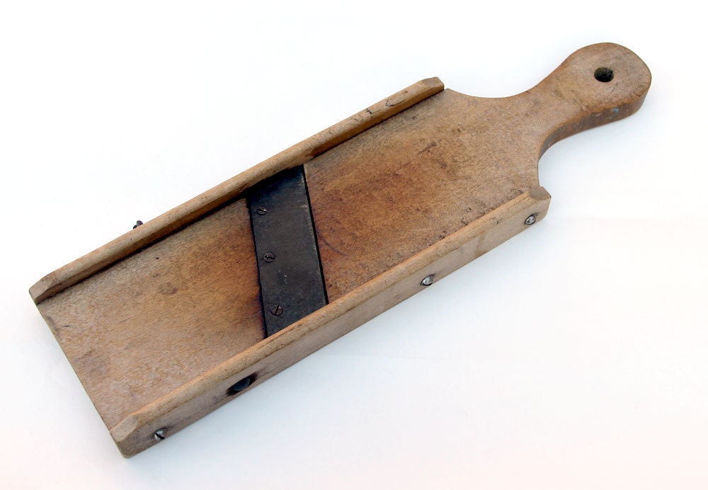 Antique Wood Kraut Cutter Slicer by albrechtsantiques on Etsy