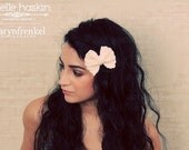 Crochet Mini Bow Hairclip -- Pick Your Color Cotton