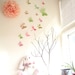 15 3D Wall Butterflies,3D Butterfly Wall Art, Decoration, Pink, Green, 3D Wall Decor,Nursery, Baby, Wedding Decor, Baby Shower, Girls Room