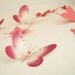 15 3D Paper Butterflies, 3D Butterfly Wall Art, Wall Decor, Butterfly Silhouettes, Red, Pink,Nursery, Baby, Wedding, Baby Shower, Girls Room
