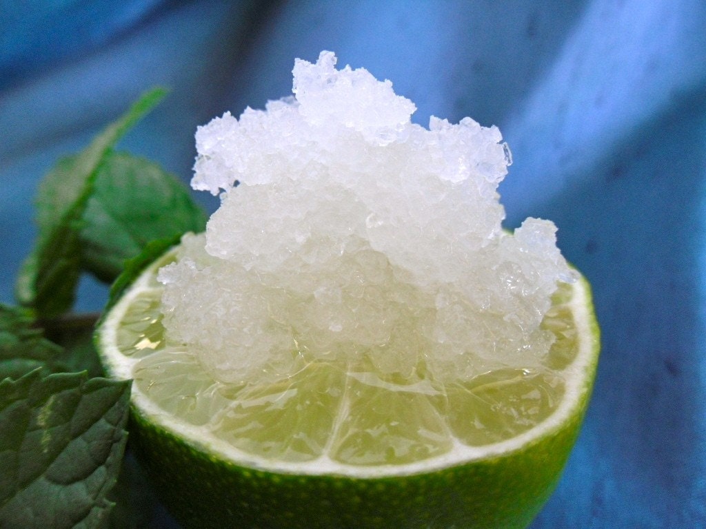 Spearmint and Lime Scrub