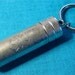 Vintage Metal Pill Bottle / Box / Key Chain / Storage / Medical / Nitroglycerine
