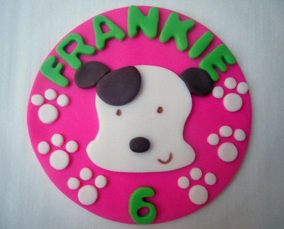 Fondant Cake Topper - Puppy Paws Il_570xn