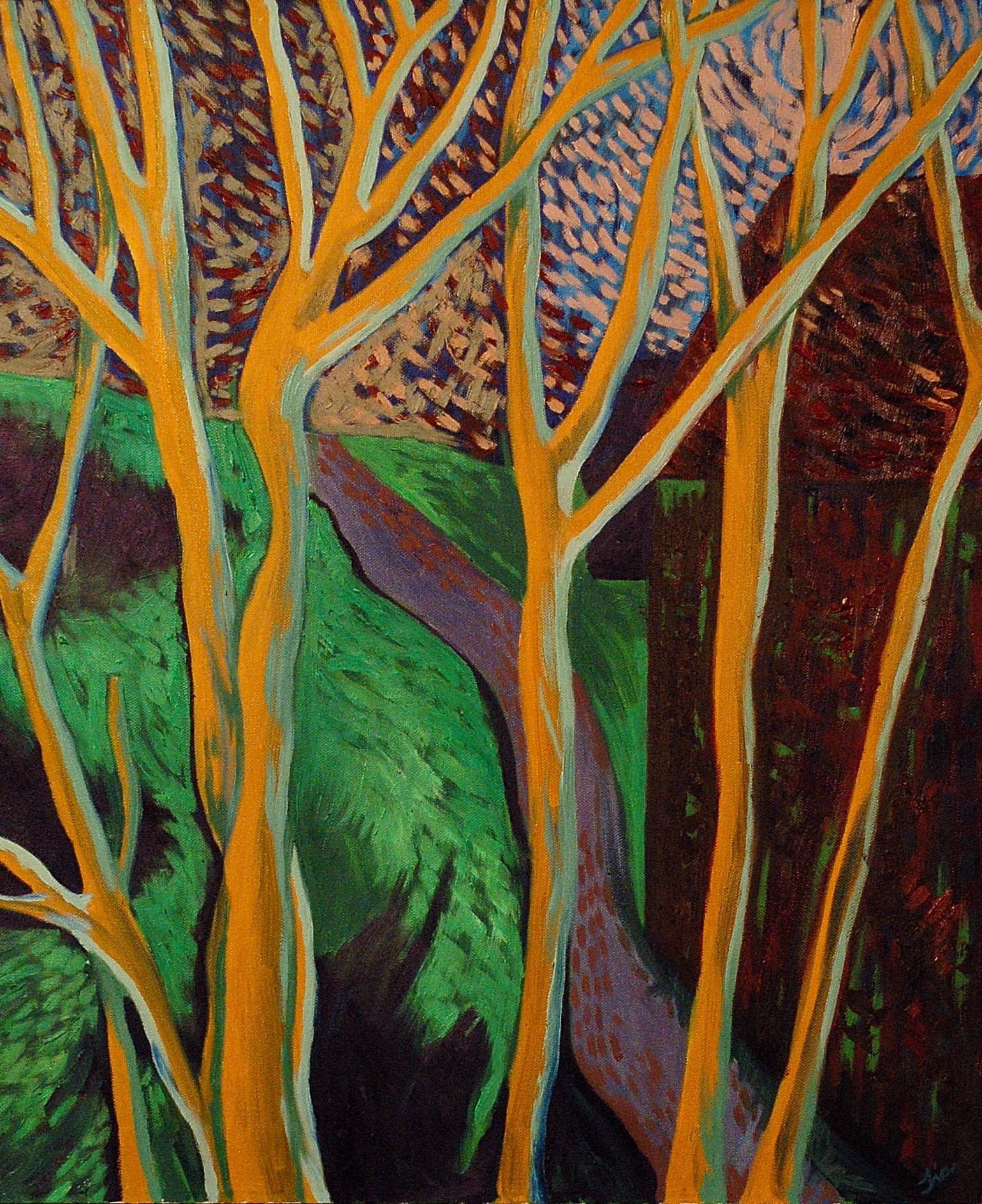 OAK MEADOWS - original oil painting 20x24