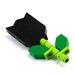 Tulip - big flower brooch made with LEGO bricks