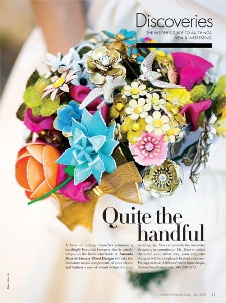 My Brooch Bouquet to started the trend