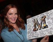 The Gracious Marcia Cross  party