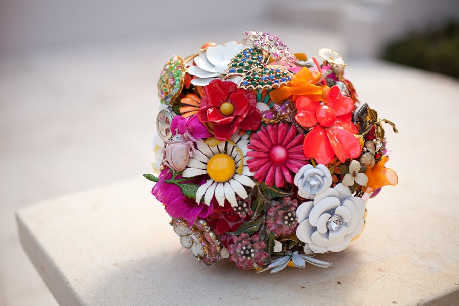 Swanky Sexy Sweet Brooch Bouquets  from Amanda Jane Collection