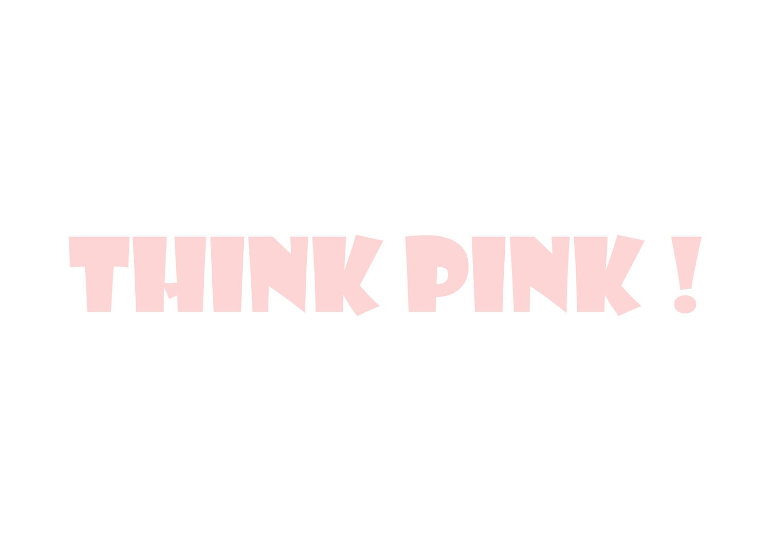 Pink Typography