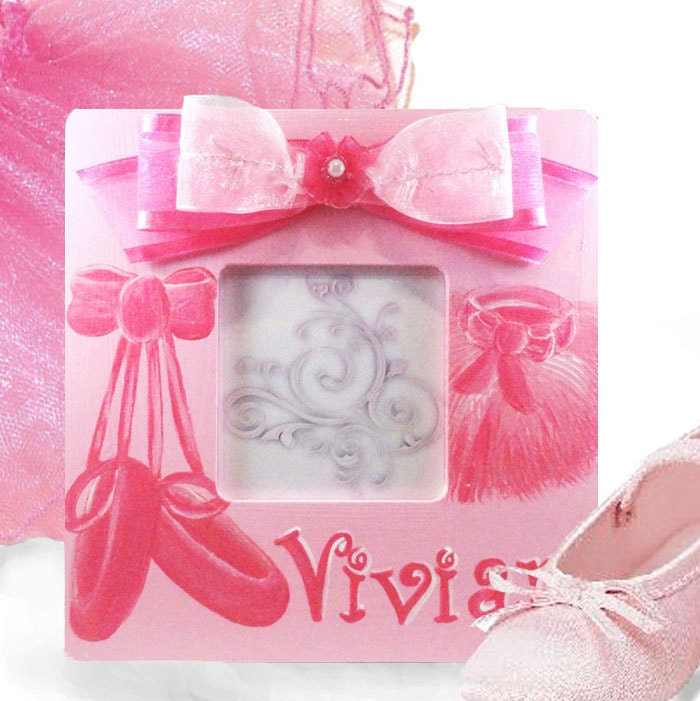 Hand Painted Personalized Ballet Picture Frame