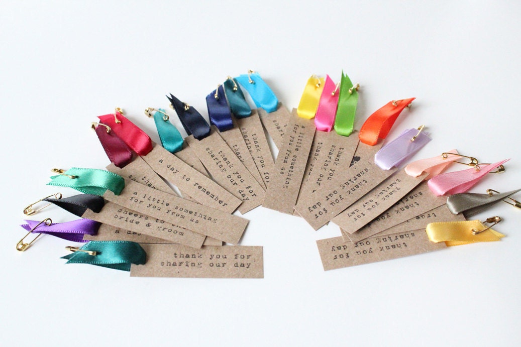 Custom Hang Tags With Satin Ribbon - Set of 50
