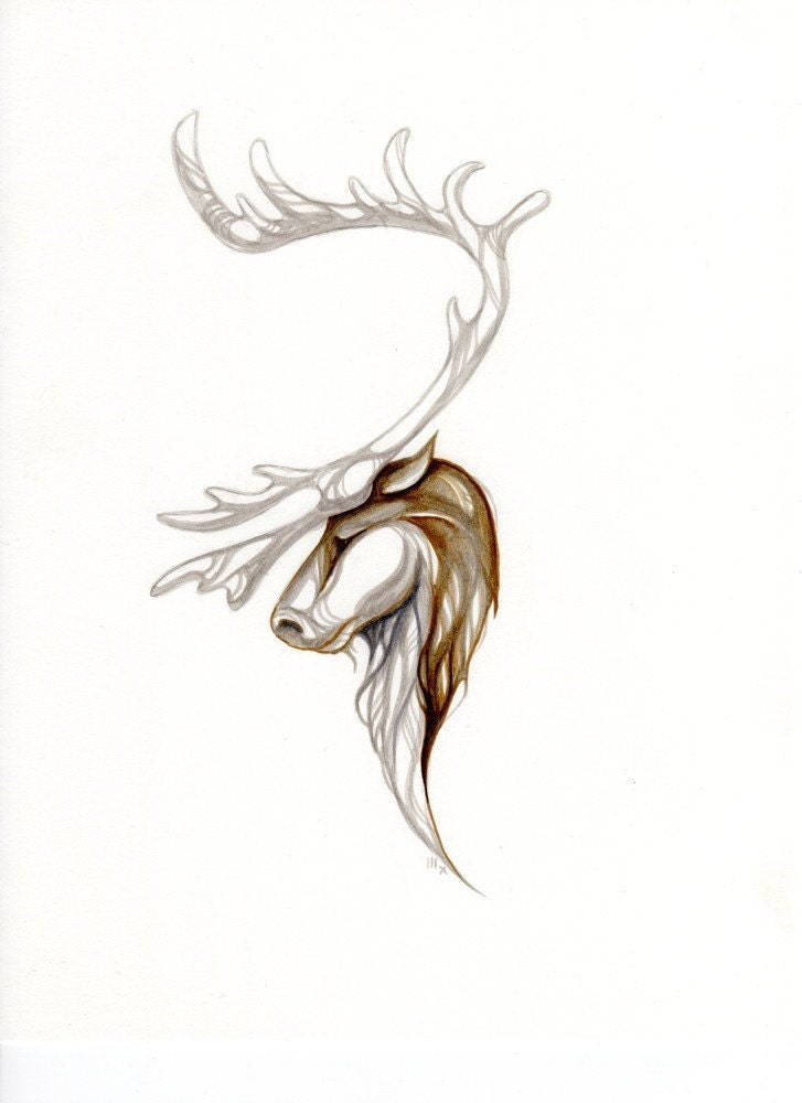 Prince of the Arctic....Alaskan Native Drawing