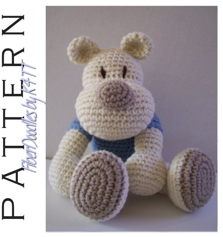 CROCHET PATTERN - KISS Series - Silly Ole' Bear