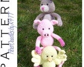CROCHET PATTERN - Springtime Friends Set I