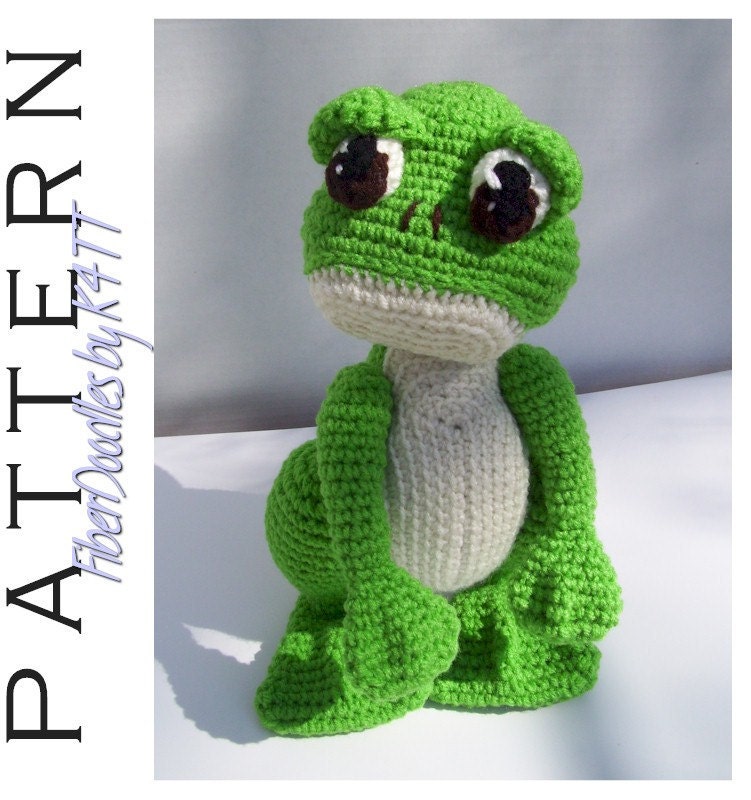CROCHET PATTERN - Flip the Amigurumi Frog