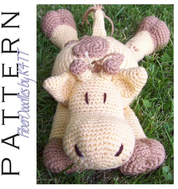 CROCHET PATTERN - Pillow Pal Giraffe