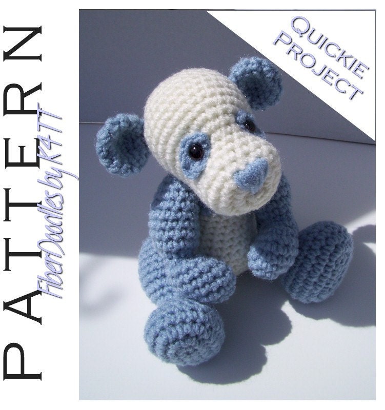 CROCHET PATTERN - Handful of Panda
