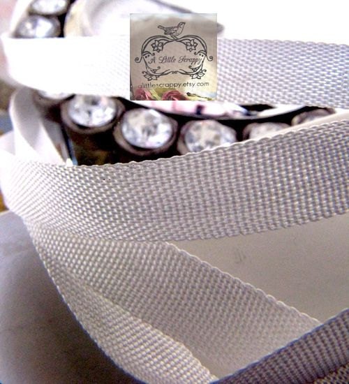 White Rayon Sweet and Petite 1/4" Ribbon
