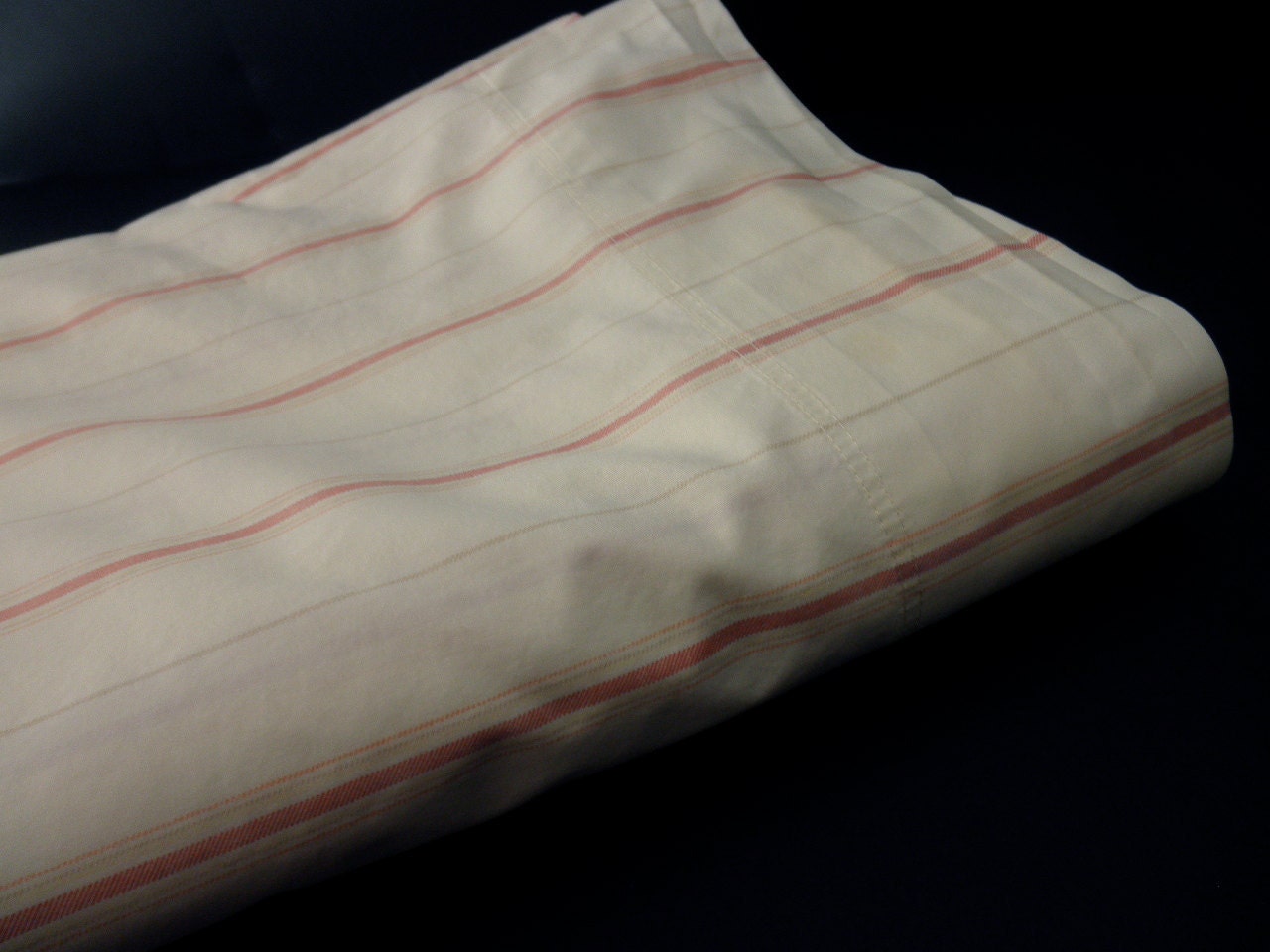 Cotton striped full FLAT SHEET -Woolrich