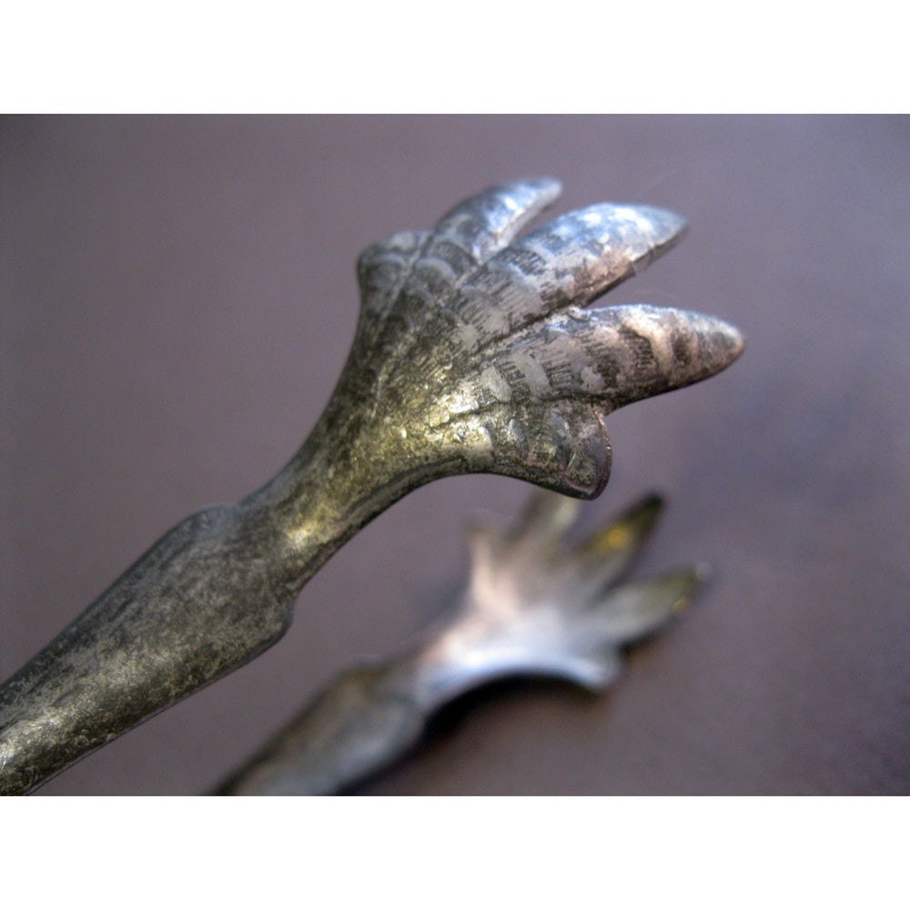 vintage tongs decorative ice tongs serving tongs by theartfloozy