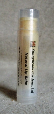 Unscented Natural Lip Balm, handmade vegan friendly lip balm without any extras