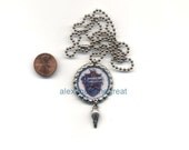 Harry Potter Inspired - Ravenclaw Crest - Bottle Cap Necklace / Pendant / Charm / Cell Phone Strap - FREE SHIPPING