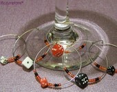Dice Wine Charms