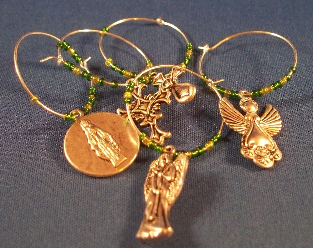 Religious Wine Charms