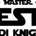 Jedi Knight name Master vinyl wall decal art vinyl lettering sticker