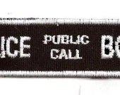 Doctor Who Police Call Box Patch
