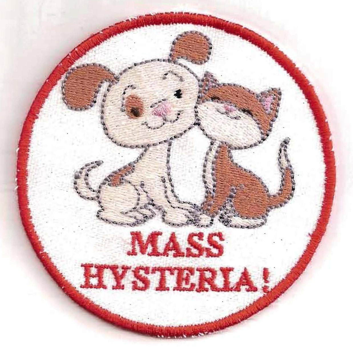 Ghostbusters, Cats and Dogs Living Together Patch