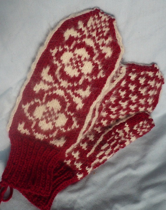 Wool & Baby Alpaca Brush Mittens