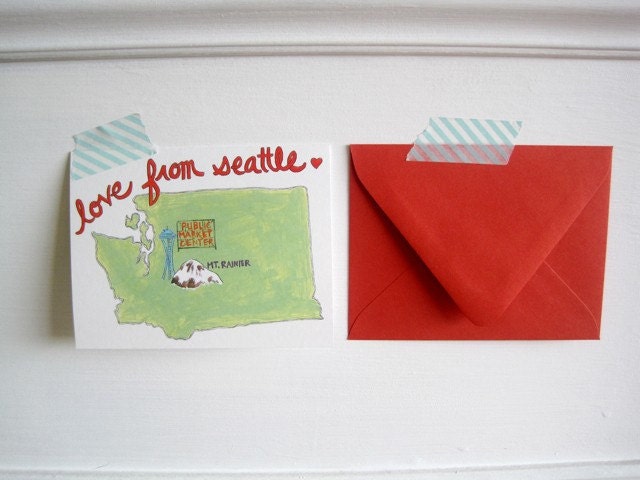 love from seattle (single card)
