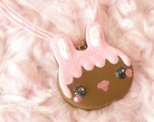 Chocolate Bunny Necklace